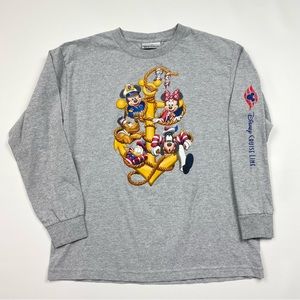 Boy’s/Kid’s VTG 90’s Disney Cruise Line Long Sleeve T-Shirt Size XL